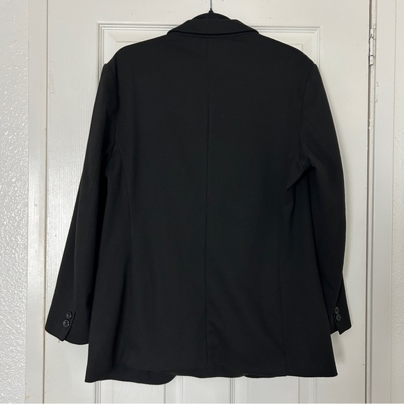 Zara women’s comfort jacket black blazer size L - Picture 2 of 10